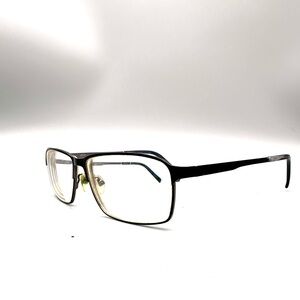 Ottoto Brentwood Black Rectangle 35-000674 Eyeglasses Frames 56-13-150